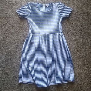 Lularoe Amelia Striped Dress|Large